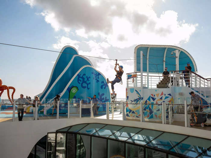 … and a zipline that soared over Central Park.