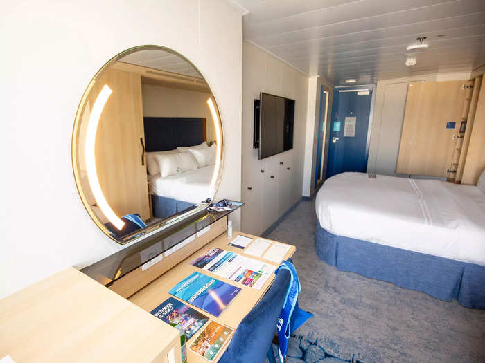 But at a starting rate of $1,400 for 2023 itineraries, I was hoping this cold balcony stateroom would’ve looked livelier and more comfortable.