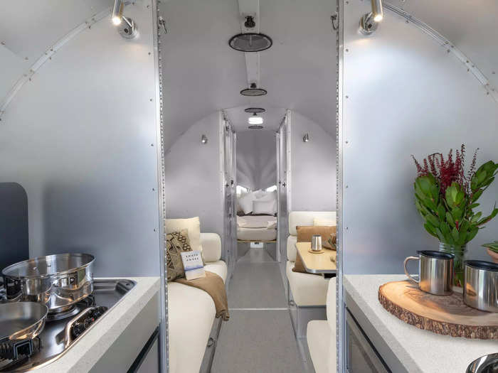 Inside, the layout of the new 27-foot-long RV is similar to the Terra Firma and Volterra.