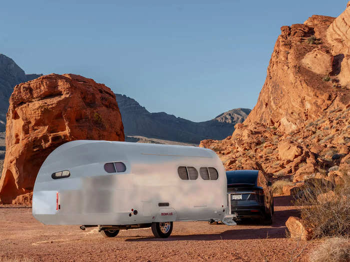 Unlike the previous two Bowlus trailers, this new build — which still retains the company