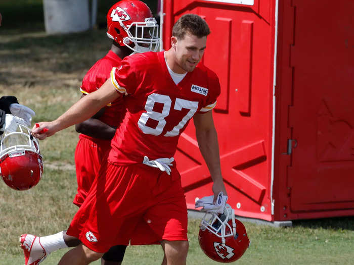 The Kansas City Chiefs selected Travis Kelce with the a third-round pick at the 2013 NFL Draft.