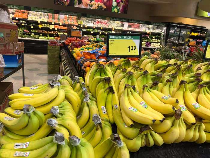 Bananas seem to be inflation-resistant. In 2022, they cost about $1.80. Now, Foodland sells them for even less at $1.40 a pound.