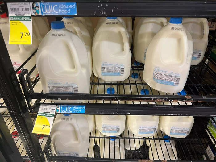 In 2022, one gallon of milk was $6.77. Today, it