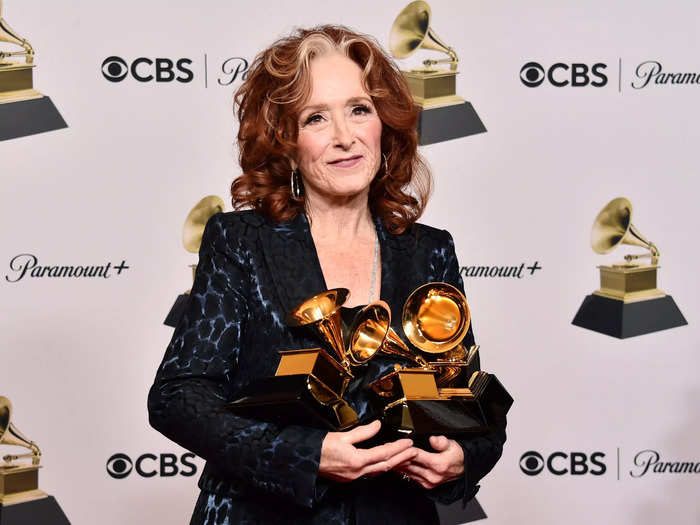 Bonnie Raitt won song of the year for "Just Like That," a song very few people have heard.