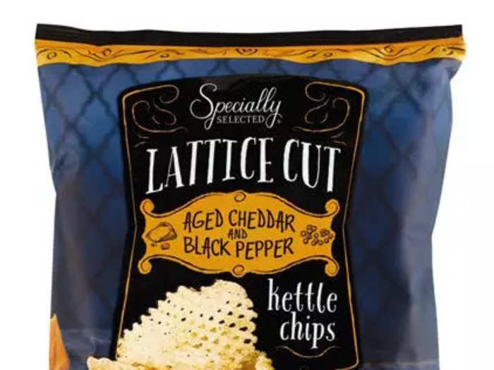 Get Specially Selected lattice-cut kettle chips for your game-day spread.