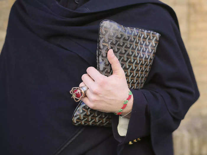 A leather clutch is timeless and can be used on any occasion.