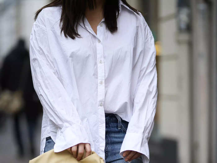 Splurge a little on a white shirt that will last for years.