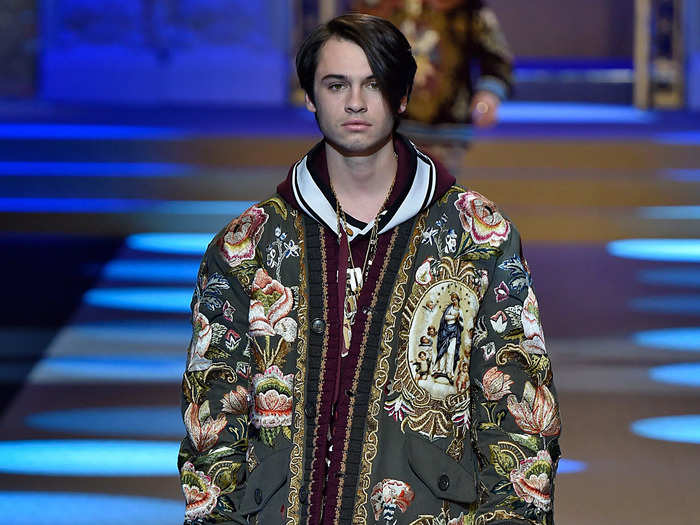 Dylan is also a model and in 2018, walked alongside his brother at the Dolce & Gabbana show in Milan.