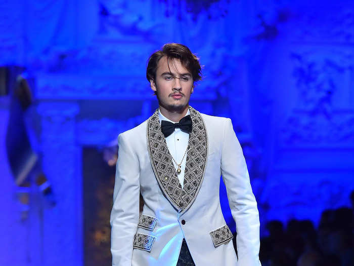 Brandon took up a career in modeling and walked the runway for the high-fashion brand Dolce & Gabbana.