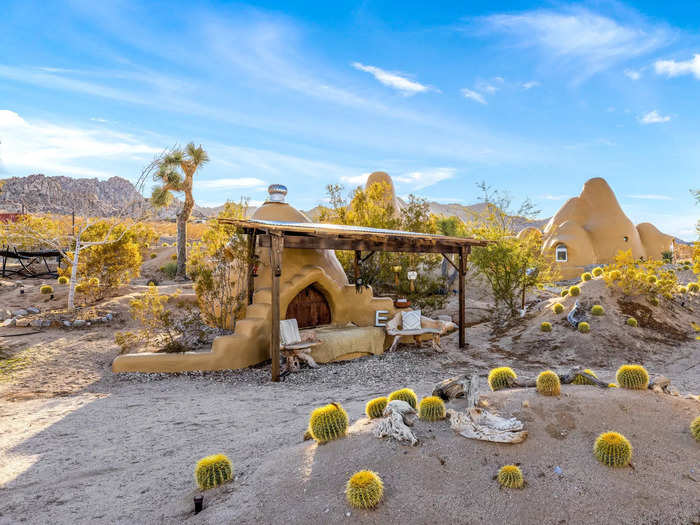 The domes were constructed by a woman named Lisa Starr over seven years, listing agent James Bianco from Coldwell Banker Realty told Insider.
