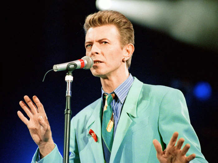 David Bowie was nominated for album of the year just once.