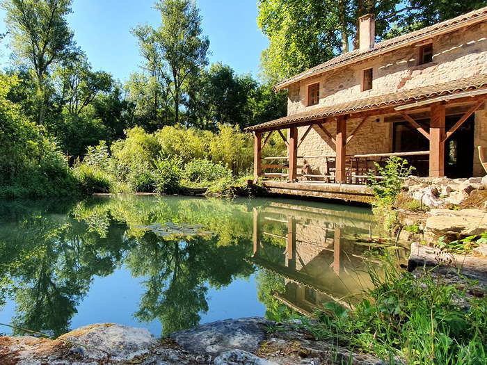 Travel back to medieval France with a rustic stay in an ancient mill.