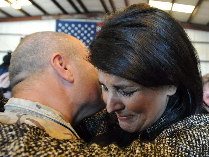 December 2013: Michael returned home from his tour of duty.