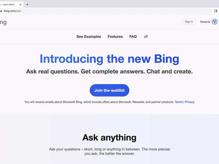 Go to Bing.com/new in your internet browser.