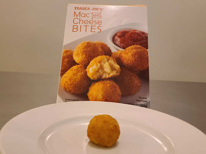 The mac-and-cheese bites needed a sauce in my opinion.