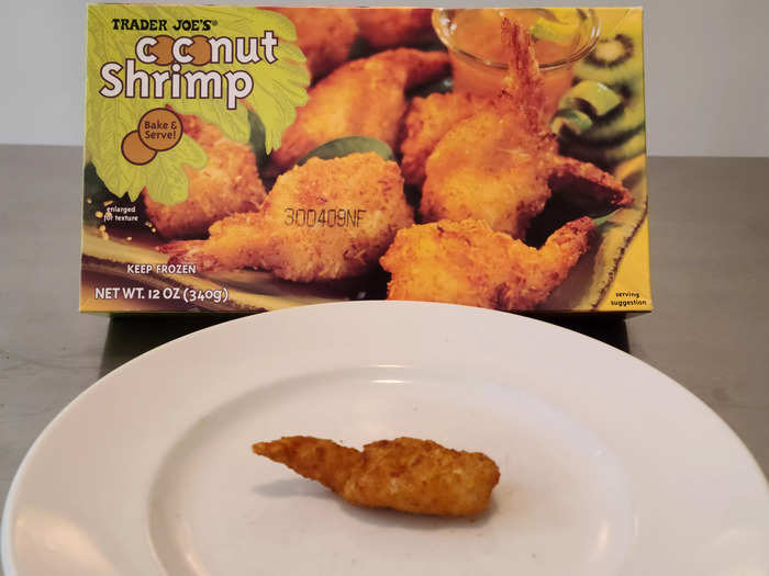 The coconut shrimp didn