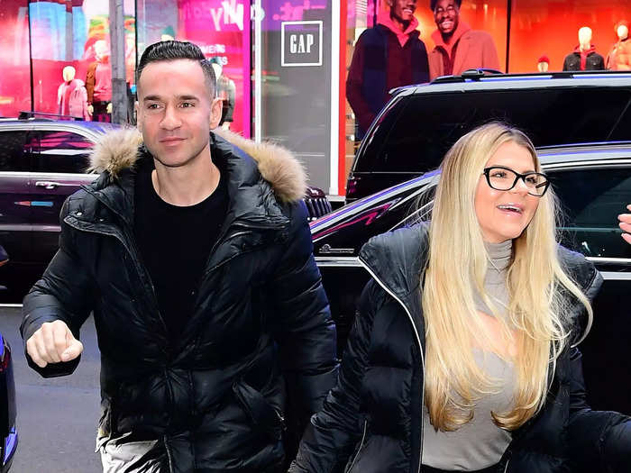 "Jersey Shore" star Mike "The Situation" Sorrentino and his wife, Lauren, became a family of four in January.