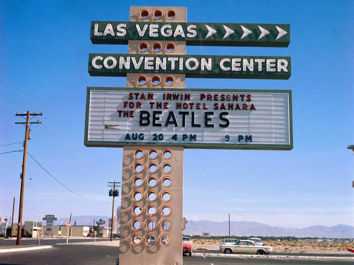 To keep the money coming in, casinos started promoting celebrities, including the Beatles and Elvis Presley.