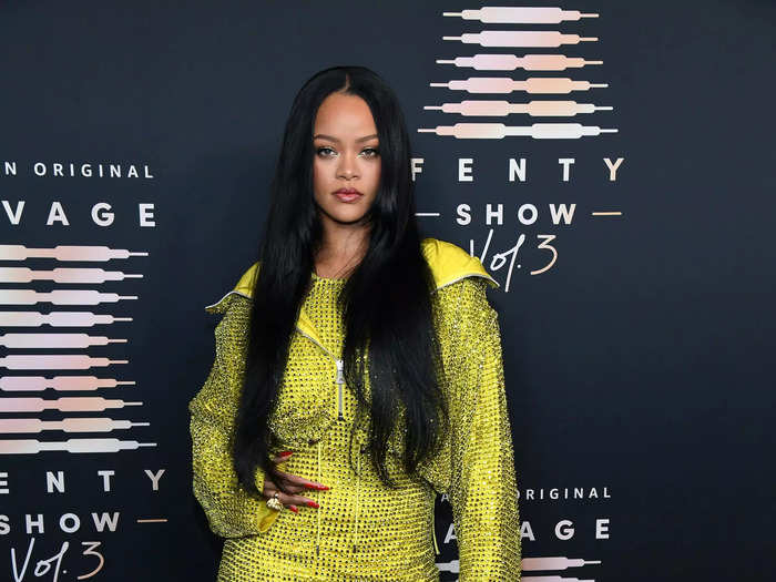 At the Savage X Fenty Vol 3. show in September 2021, Rihanna blended casual and high-fashion with a minidress.