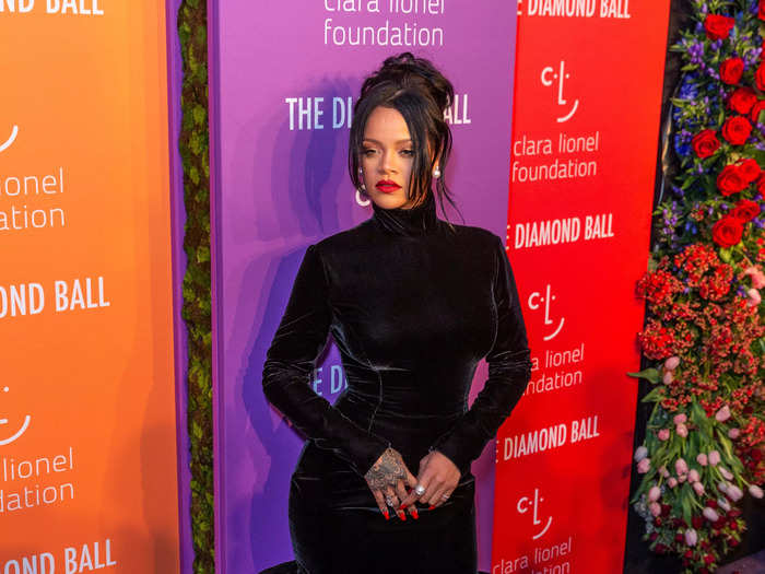 Rihanna went for a modern glam look at the Diamond Ball in September 2019.