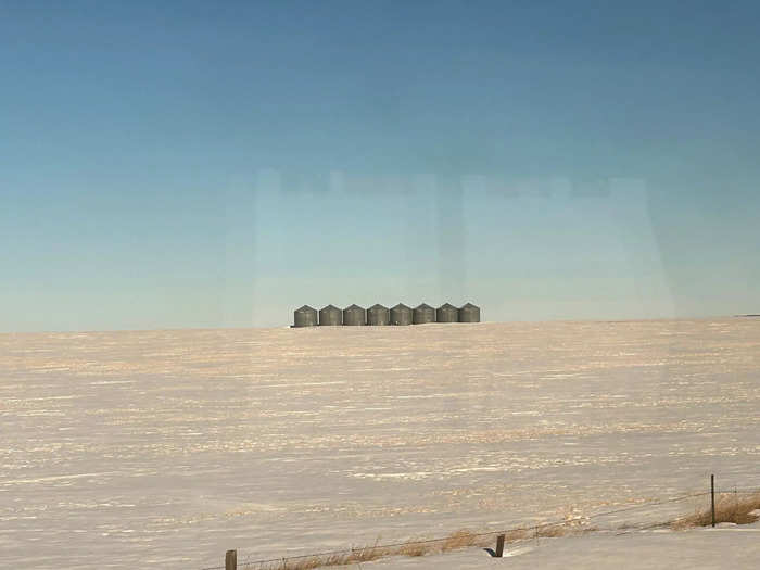 As we pressed on into the Midwest, mountains gave way to sprawling plains, with just a few silos separating the earth from the sky, which I found hauntingly beautiful.