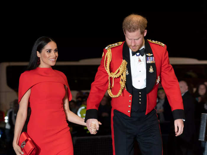 The bright red outfit Meghan wore for the 2020 Mountbatten Music Festival was one of her best.