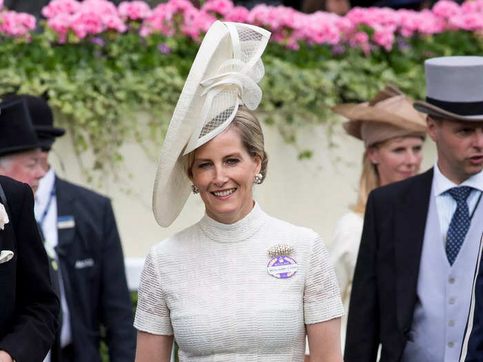 Sophie, Countess of Wessex, stuck with neutrals at the 2015 Royal Ascot.