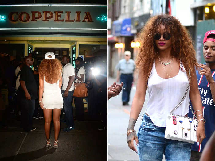 Rihanna is a known fan of Coppelia, a "Latin diner with Cuban soul," according to the New York eatery.