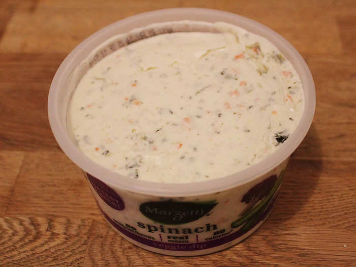 It was advertised as a dip for vegetables, which could have been why it just didn