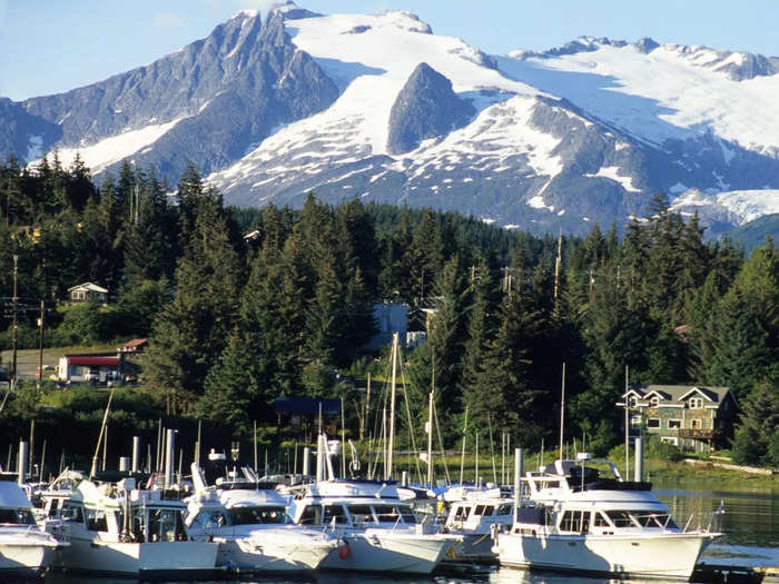 … which includes views of the Hubbard Glacier and stops in Anchorage, Juneau, and Ketchikan.