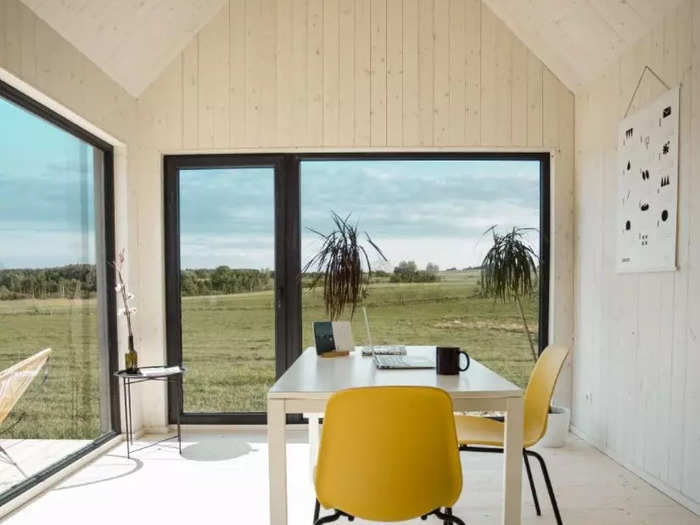 Two customers bought the Kalmus and put it in their backyards to use as an office, said Peter Seltenright, the cofounder of PrefabPads, the company that manufactures and distributes MyCabin designs in the US.