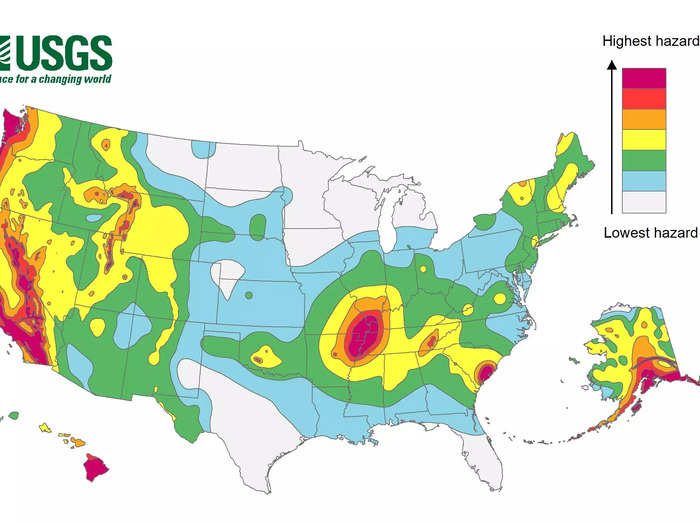 Midwestern and eastern United States