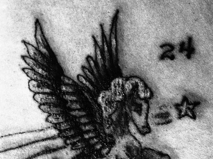 In the 1970s, more mystical tattoos began to appear — images of castles and fairies, alongside classic biker tattoos like skeletons and flames.