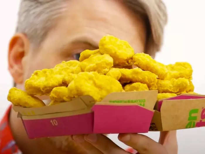 The largest Chicken McNuggets option in the US is double that of a UK McDonald