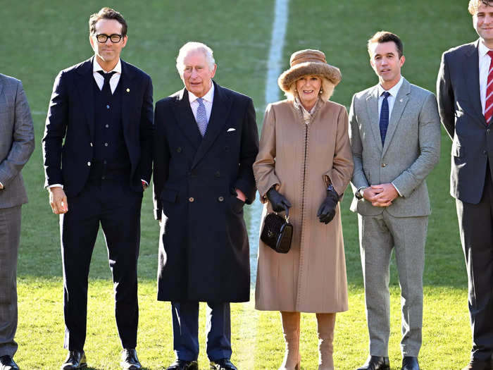 The following day, the king and queen consort met co-owners of one of the UK