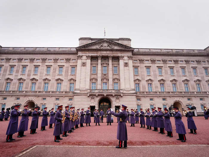 After a weekend of remembrances, Charles marked his 74th birthday with a ceremony that included a rendition of "Happy Birthday" by the Band of the Household Cavalry and a gun salute at the King