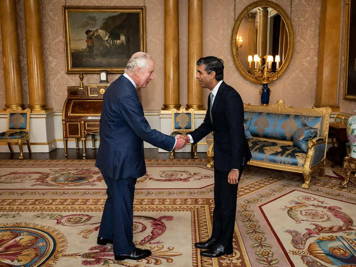 Just a month after meeting Liz Truss, Charles appointed his second Prime Minister, Rishi Sunak, on October 25, 2022.