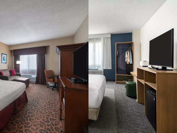 Hospitality giant Hilton is pulling the rug out from under old hotel rooms. Literally.