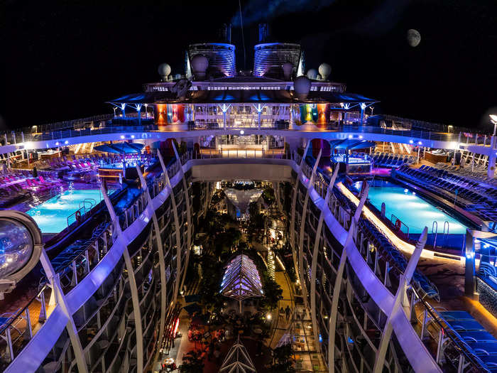 Symphony of the Seas has 2,759 staterooms and accommodates 6,680 passengers.