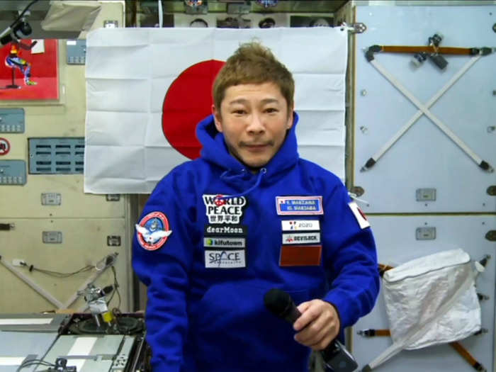 A Japanese billionaire has booked out the rocket