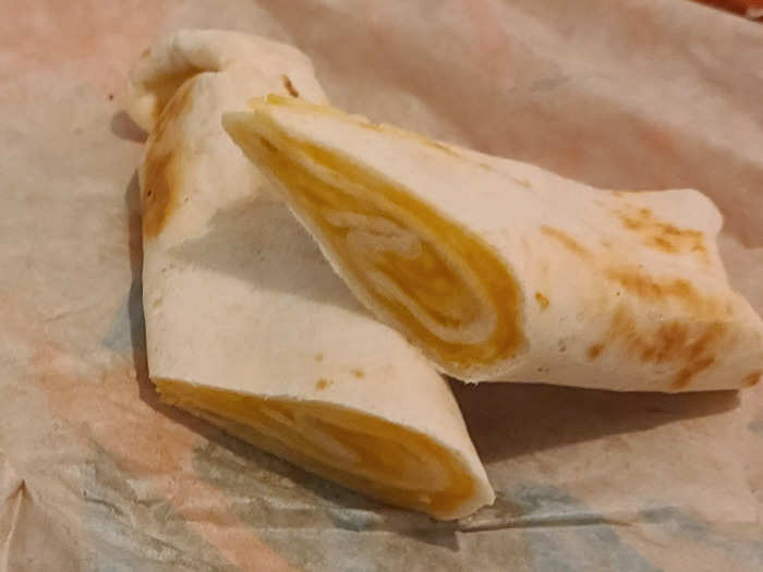 2. Cheesy roll-up