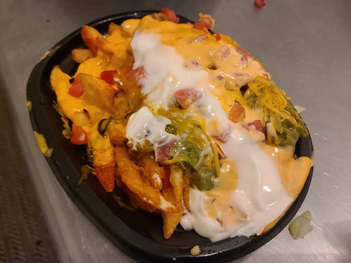 7. Seven-layer nacho fries