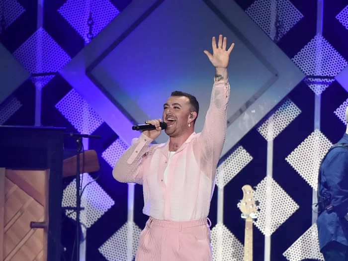 Smith took the Jingle Ball stage in December 2019 in a monochromatic baby pink ensemble.