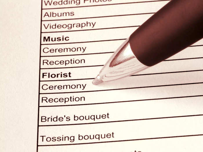 If one partner tries to control everything about the wedding planning, that could also spell disaster.