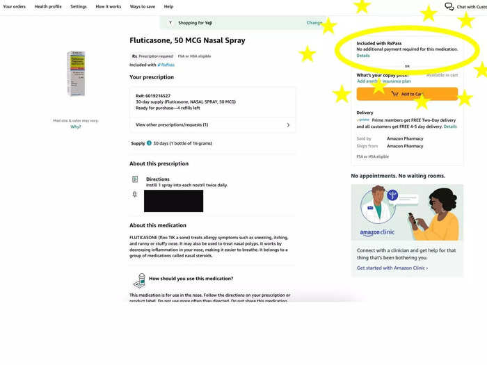 When I checked my account the following day, I saw I was finally able to check out my medicine for $0 under RxPass. I placed my order and the tracker showed that I should expect my package the next day.