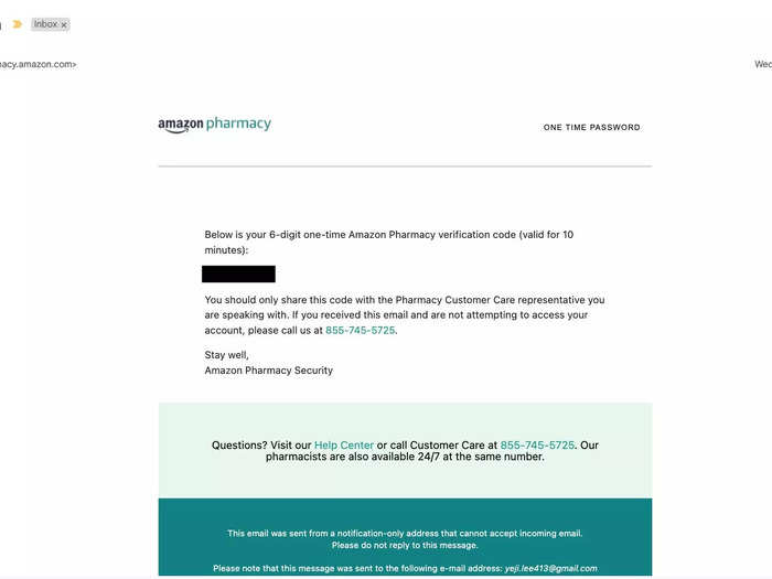 Not wanting to wait another week, I called Amazon again the next day and asked if there was a way for me to get my medicines more quickly. The phone rep was able to mark my case as “important” and said that should expedite the process.