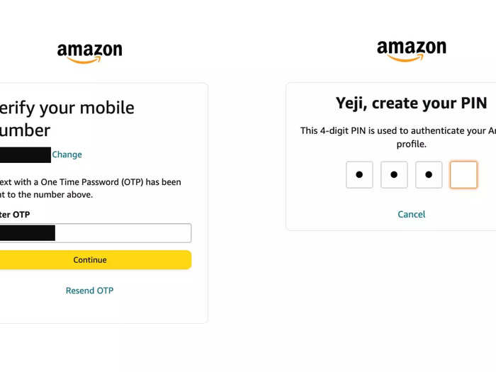 I also verified my phone number and set up a 4-digit code so that my medical information would be private — even from others who shared my Amazon Prime account. I liked that Amazon set up this safeguard because it gave me a sense of privacy.