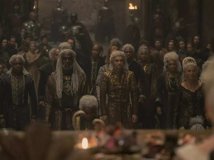 The "House of the Dragon" costume team made up to 300 unique outfits for the wedding welcome feast scene.