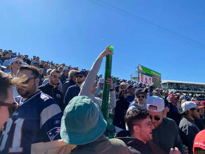 Beer snakes were a common sight.