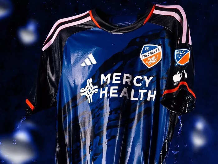 FC Cincinnati took drip to its literal meaning with its latest jersey.